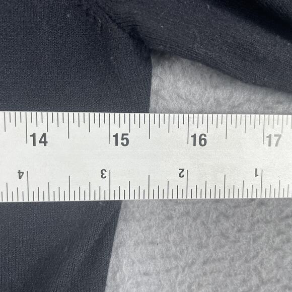 Draper James Dress Womens Small Black Pleated Knit Long Sleeve Fit Flare Classic - Picture 6 of 8